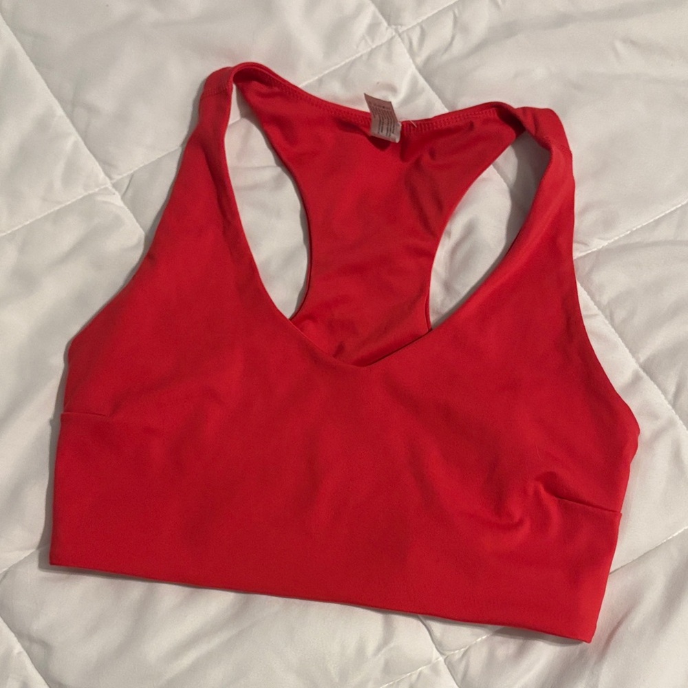 90 Degree By Reflex Bold Red Sports Bra